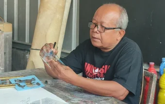 Berawal Otodidak hingga Menjadi Maestro, Subandi Giyanto Tekuni Seni Lukis Kaca