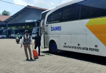 H-7 Lebaran, Penumpang DAMRI Yogyakarta Mulai Meningkat