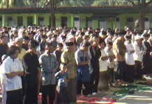 Majelis Sholawat Asyghil Kubro Laksanakan Salat Id Kamis Pagi