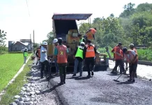 Pastikan Kelancaran Aktivitas Warga, DPUPKP Bantul Perbaiki Sejumlah Ruas Jalan
