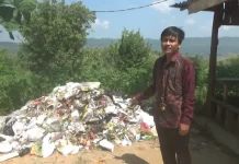 Gunungan Sampah Tetiba Muncul di Lahan Bekas Angkringan Selopamioro Bantul