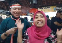 Pedagang Kuliner Pasar Ngasem Meriahkan HUT ke-81 Kemerdekaan Republik Indonesia