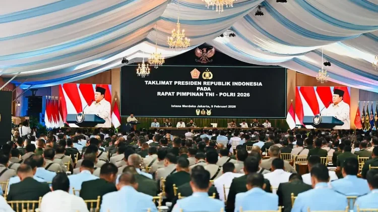 Danlanud RSA Hadiri Rapim TNI Polri 2026 di Istana Merdeka