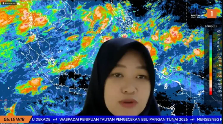 Update Cuaca di Kalbar 12 Februari 2026