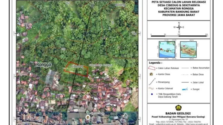 PVMBG: Lahan Relokasi Cibedug Layak dengan Syarat