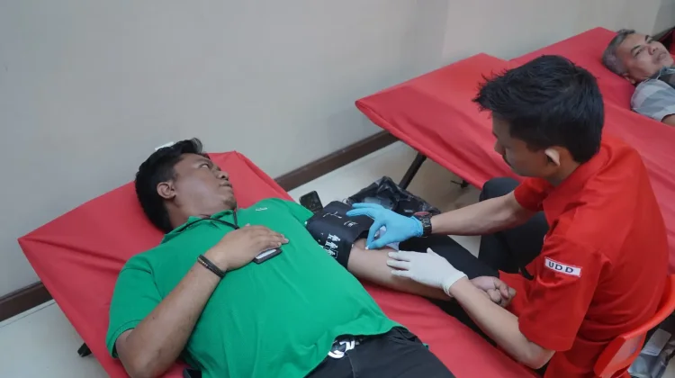 PLN UID Sumut Gelar Donor-Darah dan Mini MCU