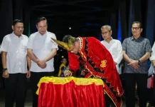 Gubernur Bobby Resmikan Jembatan Idano Noyo Nias Barat