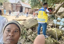 Empat Rumah di Kelurahan Namodale Terancam akibat Tanggul Rusak