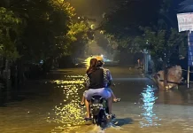 Luapan Sungai di Mojokerto Merendam Puluhan Rumah Warga