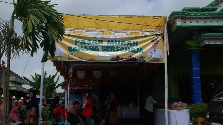 Pasar Murah Sembako, Bantu Warga Bulakrejo Penuhi Kebutuhan Pokok