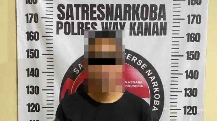 Pria Asal Lampung Utara Diamankan Polisi