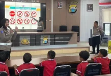 Satlantas Polres Soppeng Gelar Polisi Sahabat Anak