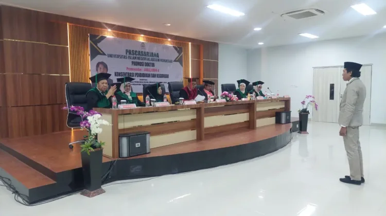 Dosen UIM Al-Gazali Raih Gelar Doktor di UIN Alauddin Makassar