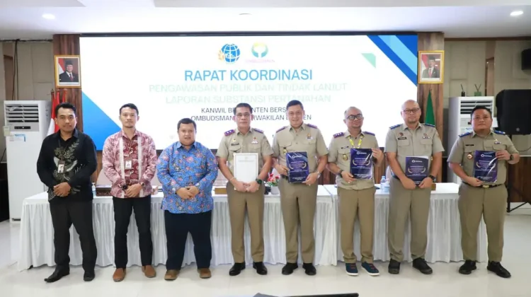 Ombudsman Serahkan Hasil Penilaian Maladministrasi BPN Provinsi Banten