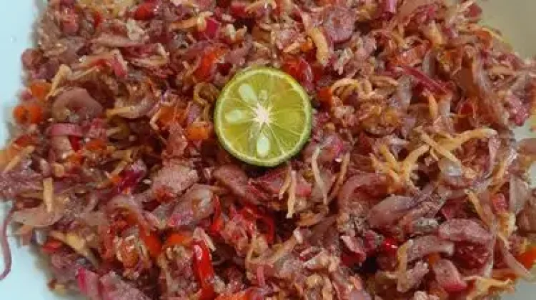 “Sambol bongkot “ Menu  Rumahan Enak dan Mudah