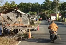 Abrasi Ancam Jalan Utama Desa Sedamai
