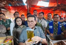 Mendag Budi Santoso Sidak Pasar KM 5 Pastikan Harga Stabil