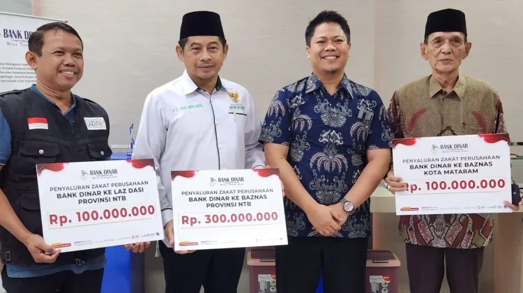 Bank Dinar Salurkan Zakat Rp1,6 Miliar, Fokuskan Pemberdayaan Ekonomi