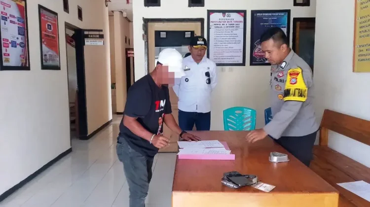 Polsek Nuhon Bina Warga Mabuk Ganggu Ketertiban Umum