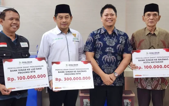 Baznas NTB Apresiasi Kontribusi Zakat dari Bank Dinar