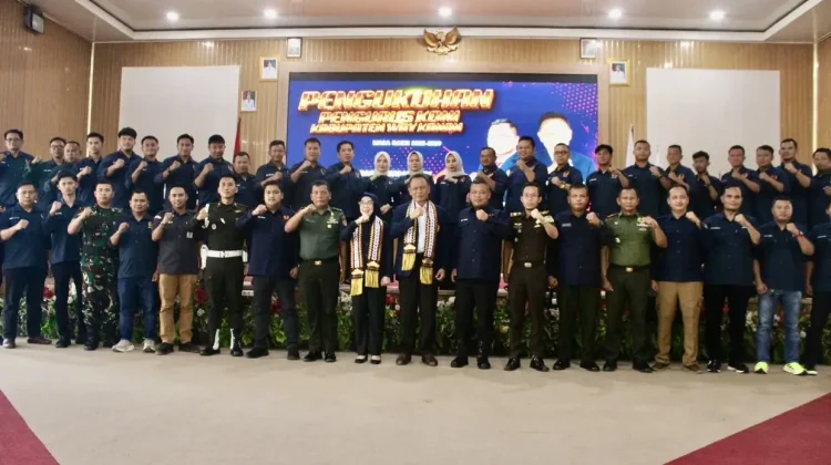 Bawaslu Hadiri Pengukuhan Pengurus KONI Way Kanan