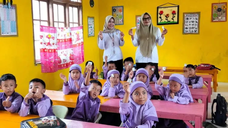 Puskesmas Negeri Agung Layanan UKGS di TK Kotabaru