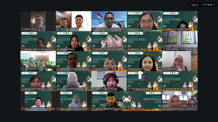 BKKBN Kepri Gelar Penguatan Mitra Sekolah Siaga Kependudukan