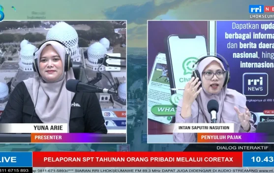 Wajib Pajak Lhokseumawe Bersiap Gunakan Sistem Baru Coretax