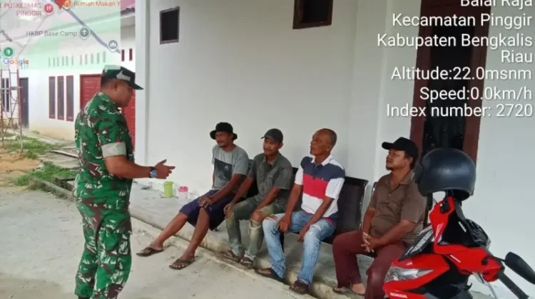 Babinsa Mandau Koptu Ade Perkuat Nilai Pancasila