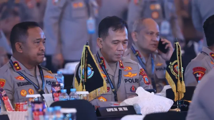 Perkuat Koordinasi Nasional, Kapolda Sulteng Hadiri Rapim TNI–Polri