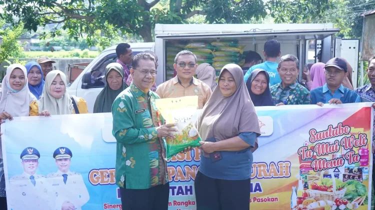 Jelang Ramadan, Pemkot Bima Gelar Operasi Pasar Murah di Kelurahan