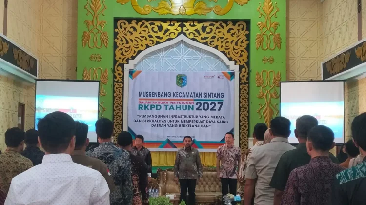 Kecamatan Sintang Menggelar Musrenbang