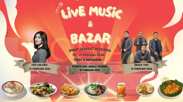 BNKP Jemaat Hosiana Adakan Bazar dan Live Music