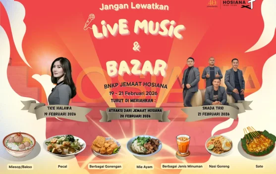 BNKP Jemaat Hosiana Adakan Bazar dan Live Music