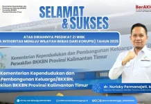 Kemendukbangga-BKKBN, Perwakilan BKKBN Kaltim Raih Predikat ZI WBK
