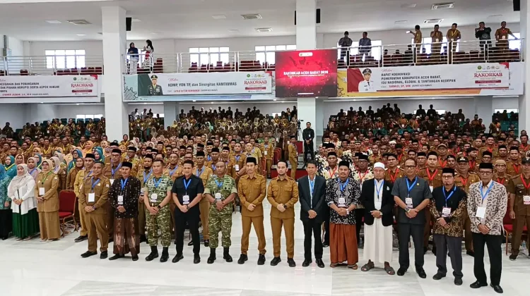 Bupati dan Wabub Buka Rakorkab Tahun 2026