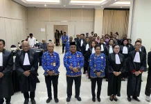 Sekjen KAI Lantik 13 Advokat Papua Barat Daya