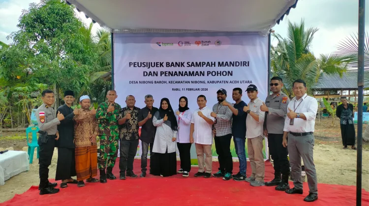 Aceh Utara Resmikan Bank Sampah Mandiri di Nibong