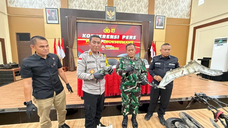 Polres Lhokseumawe dan Kodim Aceh Utara Ungkap Sindikat Curanmor