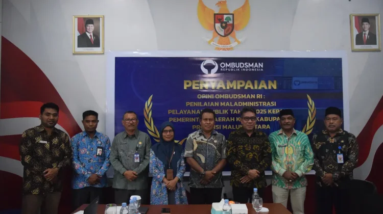 Ombudsman RI Perwakilan Malut Serahkan Opini 2025