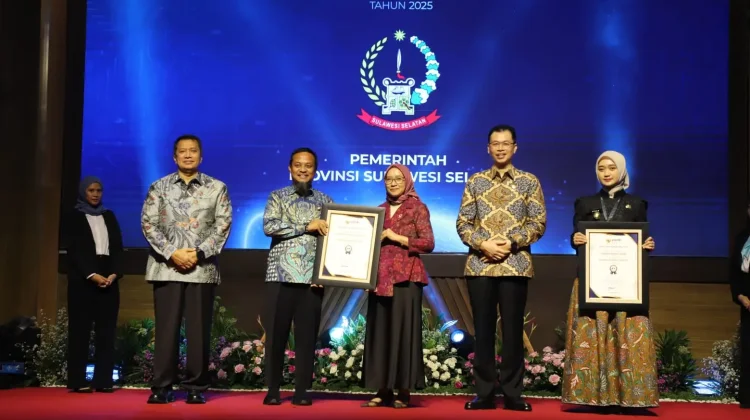 Pemprov Sulsel Raih Penghargaan SAKIP 2025, Akuntabilitas Sangat Baik
