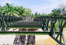 Pembangunan Jembatan Bailey di Cot Girek Terus Dikebut