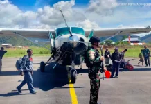Satgas Korpasgat Supadio Amankan Penerbangan Perintis Dogiyai