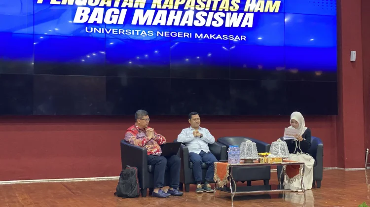 Sebanyak 300 Mahasiswa UNM Disiapkan Jadi Garda Depan Isu HAM