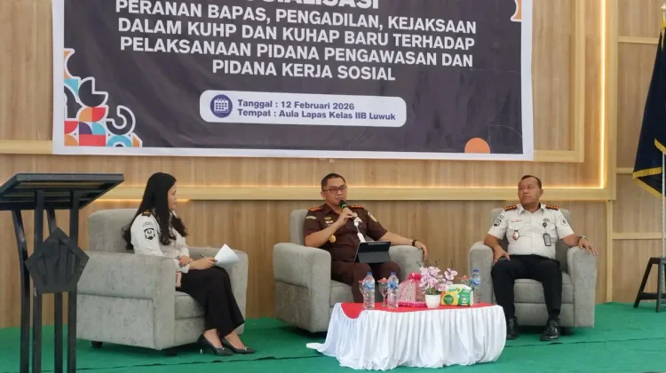 Lapas Luwuk Ikuti Sosialisasi KUHP KUHAP Terbaru