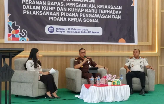 Lapas Luwuk Ikuti Sosialisasi KUHP KUHAP Terbaru