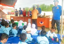 Damkar Lhokseumawe Edukasi Pengenalan Kebakaran sejak Dini