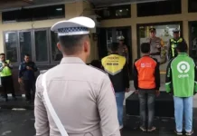 Polres Parepare Libatkan Ojol Kampanyekan Tertib Lalu Lintas