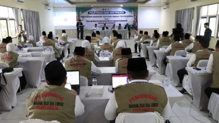 Sebanyak 46 Pembimbing Haji Profesional Jambi Siap Layani Jemaah
