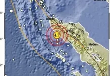 Gempa Magnitudo 4,7 Guncang Wilayah Aceh Barat